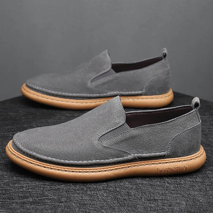 Langley | Men’s Suede Slip-On Loafers