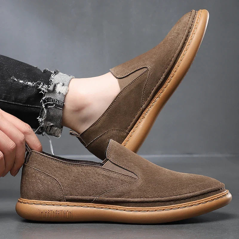 Langley | Men’s Suede Slip-On Loafers