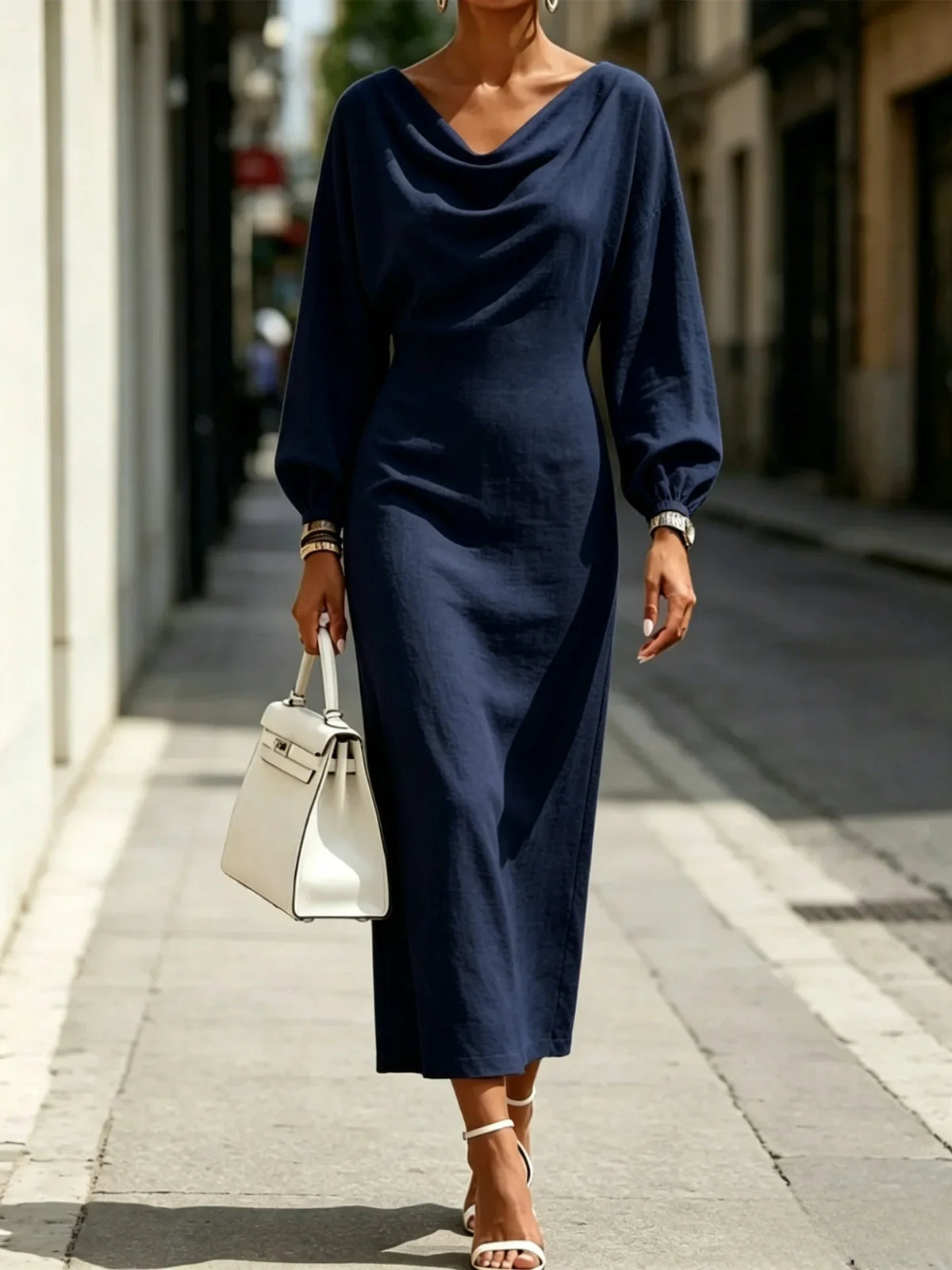 Lilliana | Women’s Cowl Neck Dress