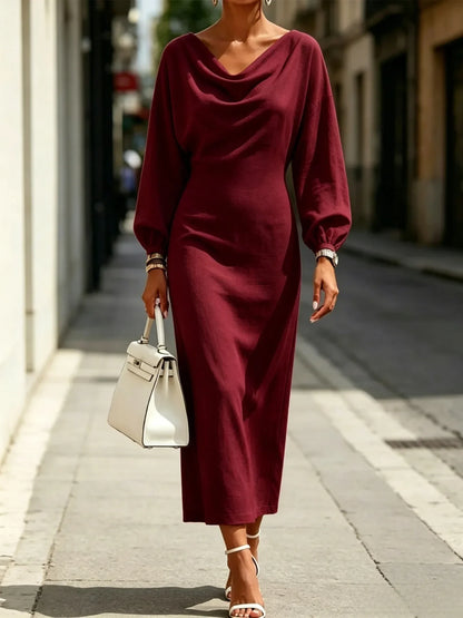 Lilliana | Women’s Cowl Neck Dress