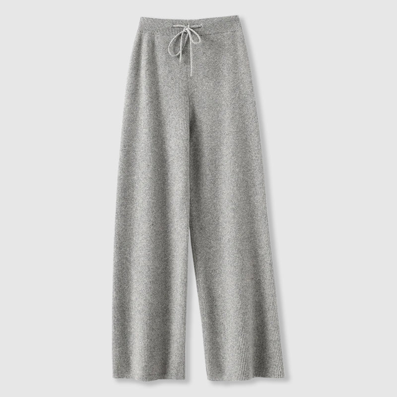 Brianna | Women’s Maternity Soft Knit Drawstring Wide-Leg Trousers