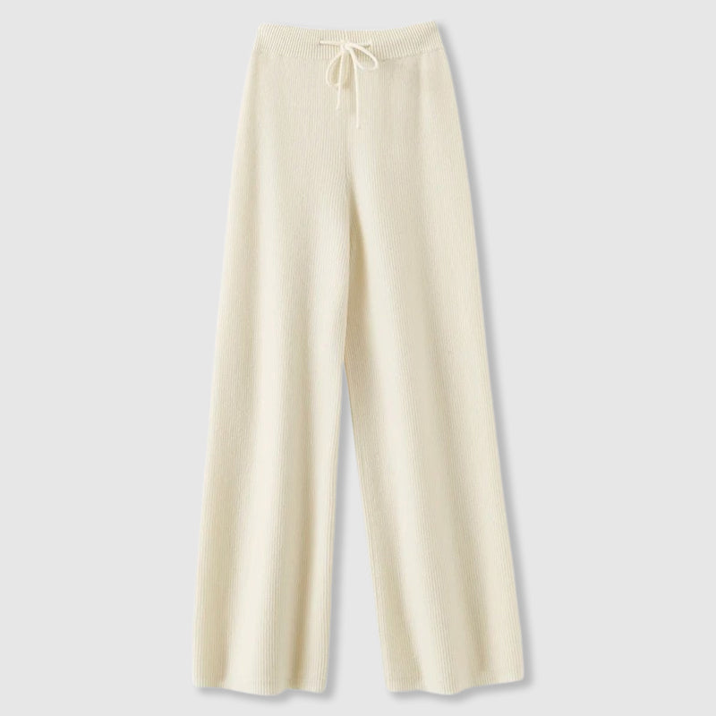 Brianna | Women’s Maternity Soft Knit Drawstring Wide-Leg Trousers