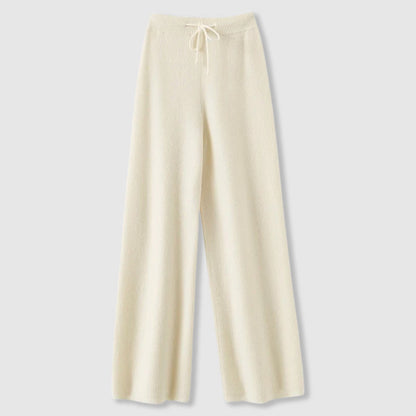 Brianna | Women’s Maternity Soft Knit Drawstring Wide-Leg Trousers