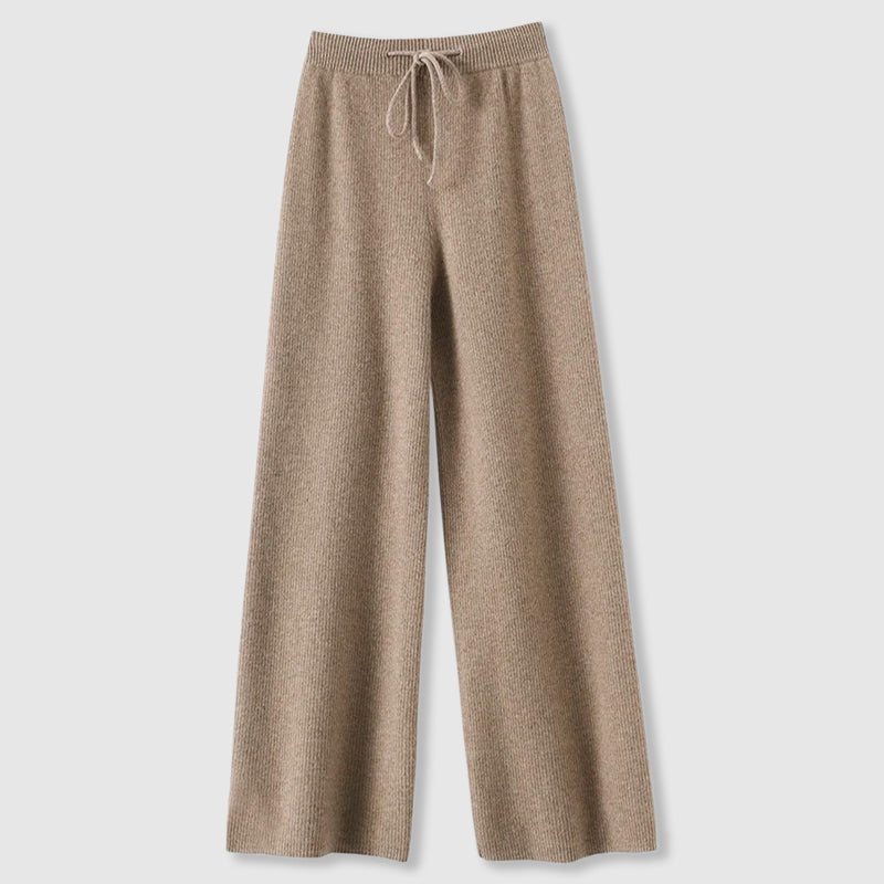 Brianna | Women’s Maternity Soft Knit Drawstring Wide-Leg Trousers