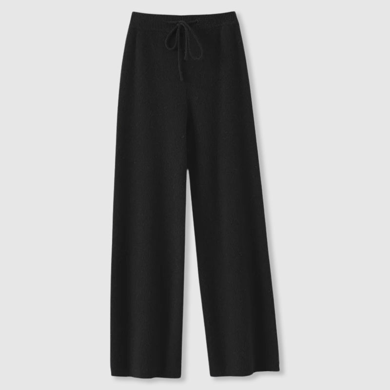 Brianna | Women’s Maternity Soft Knit Drawstring Wide-Leg Trousers