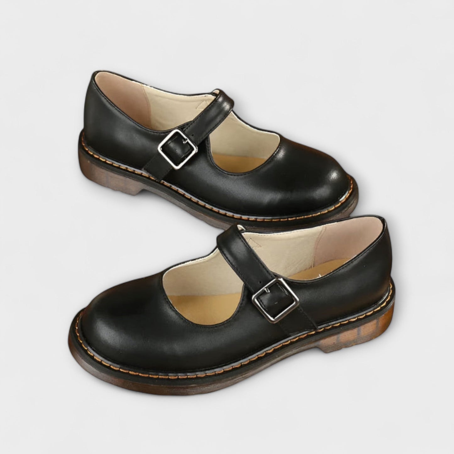 Ellery | Women’s Buckle Strap Mary Jane Flats