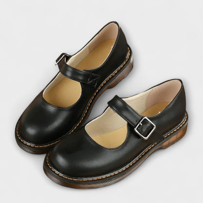 Ellery | Women’s Buckle Strap Mary Jane Flats