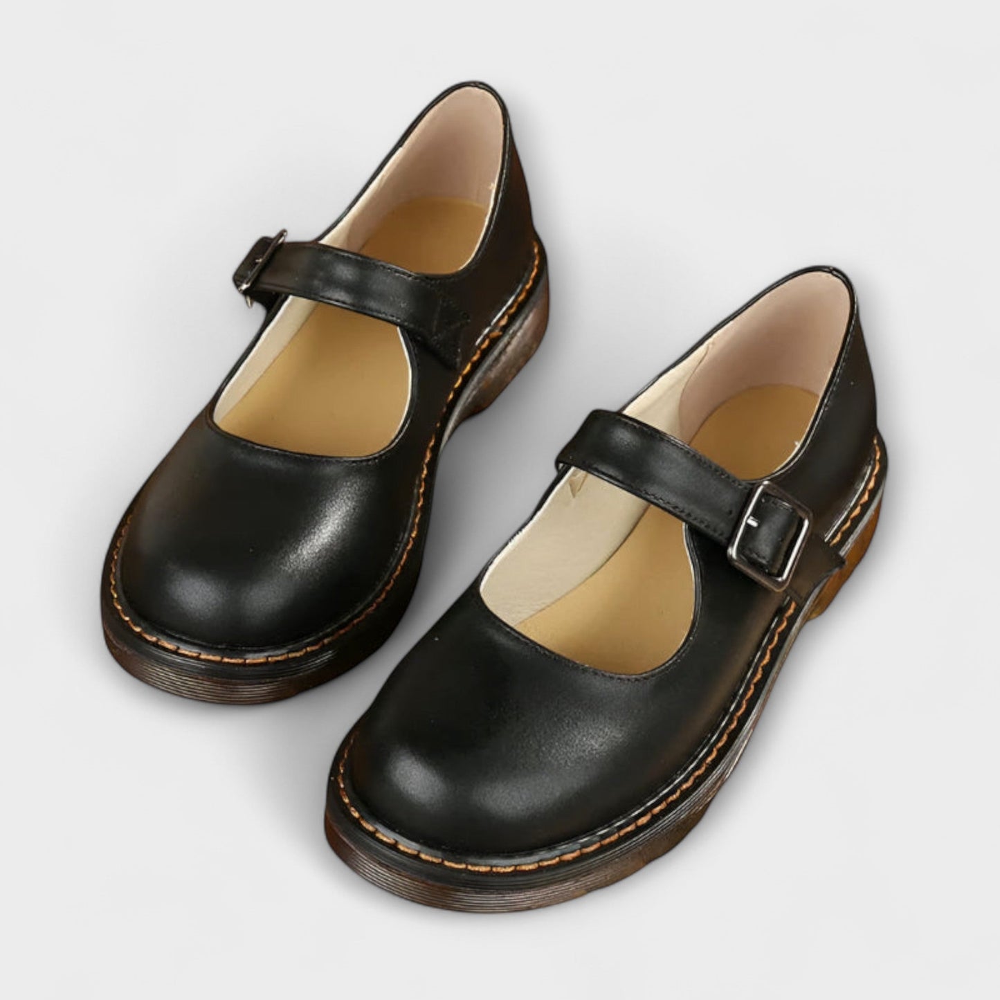 Ellery | Women’s Buckle Strap Mary Jane Flats