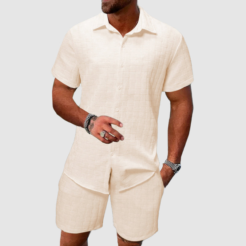 Hollis | Men’s Shirt and Shorts Set