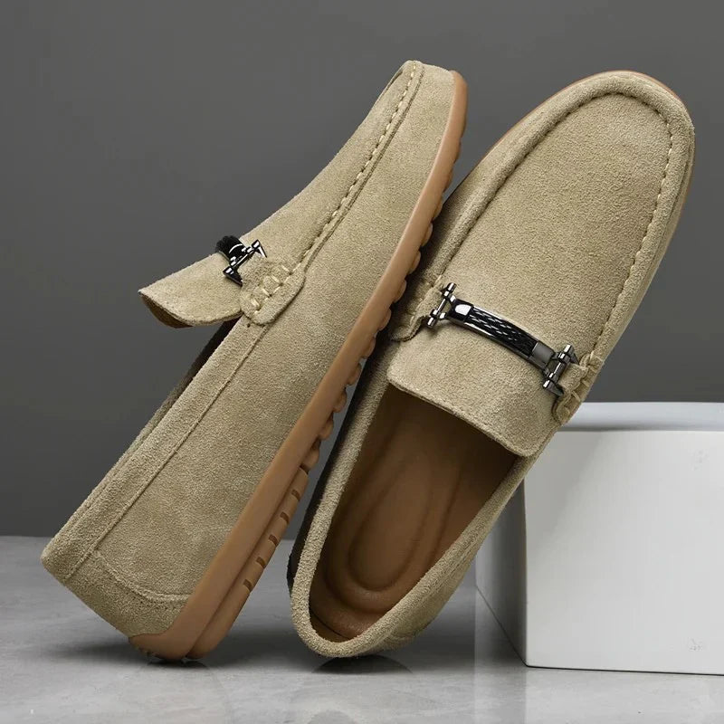 Dante | Men’s Lightweight Suede Casual Loafers