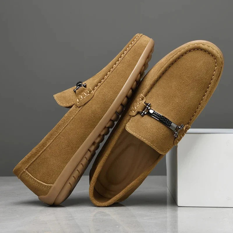 Dante | Men’s Lightweight Suede Casual Loafers