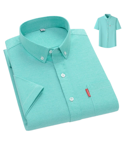 Ace | Men’s Lightweight Cotton Button Up Summer Shirt