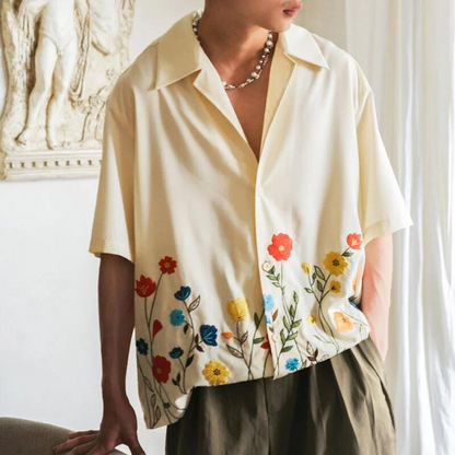 Zac | Men’s Lightweight Floral Shirt for Spring and Summer