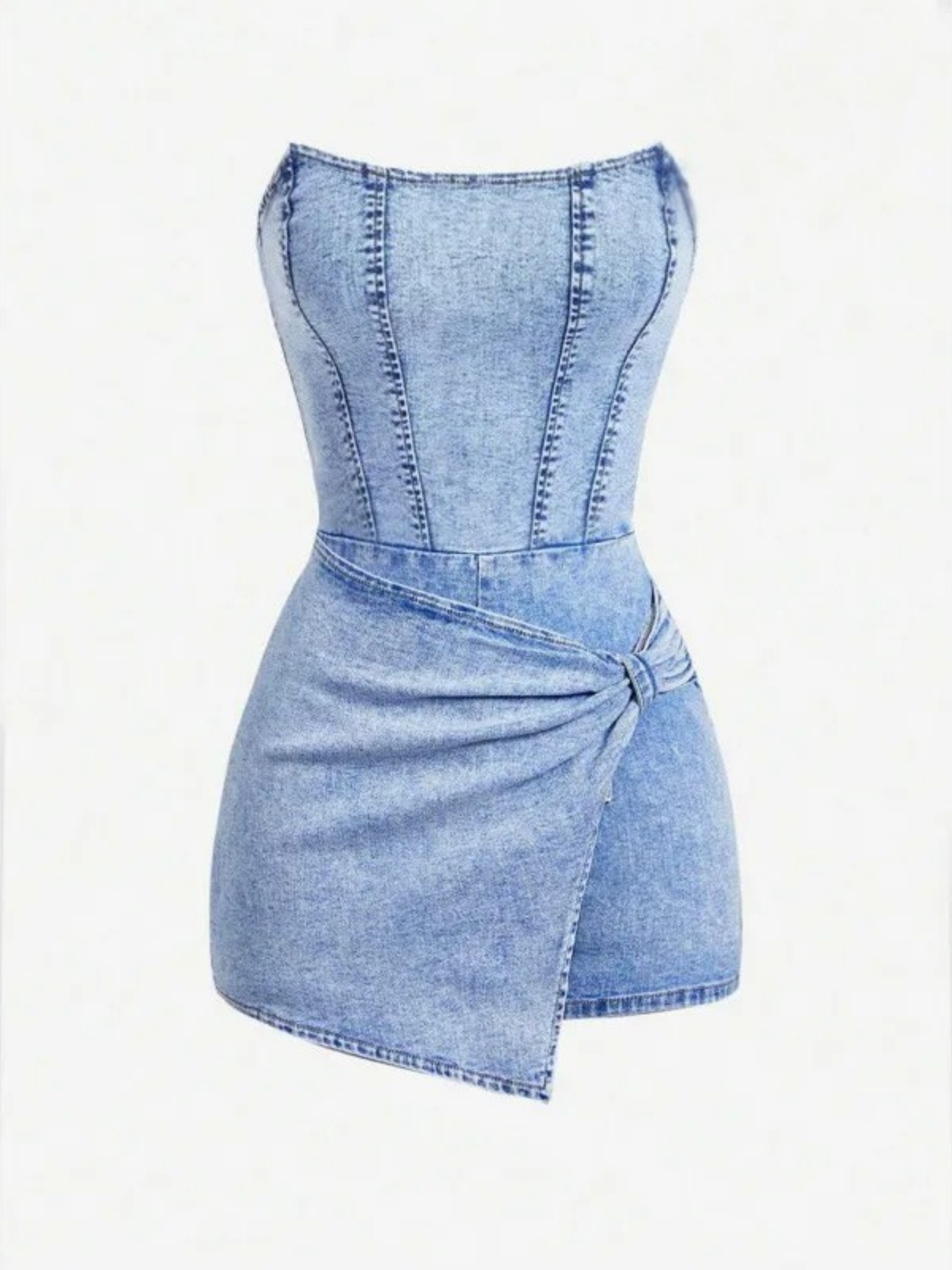 Kenzie | Women’s Strapless Denim Romper