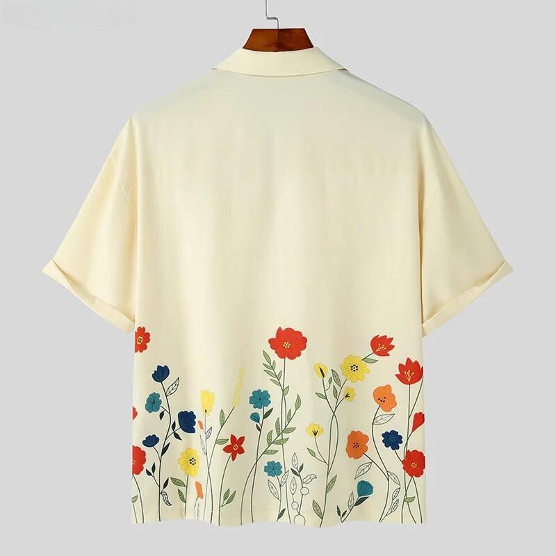 Zac | Men’s Lightweight Floral Shirt for Spring and Summer