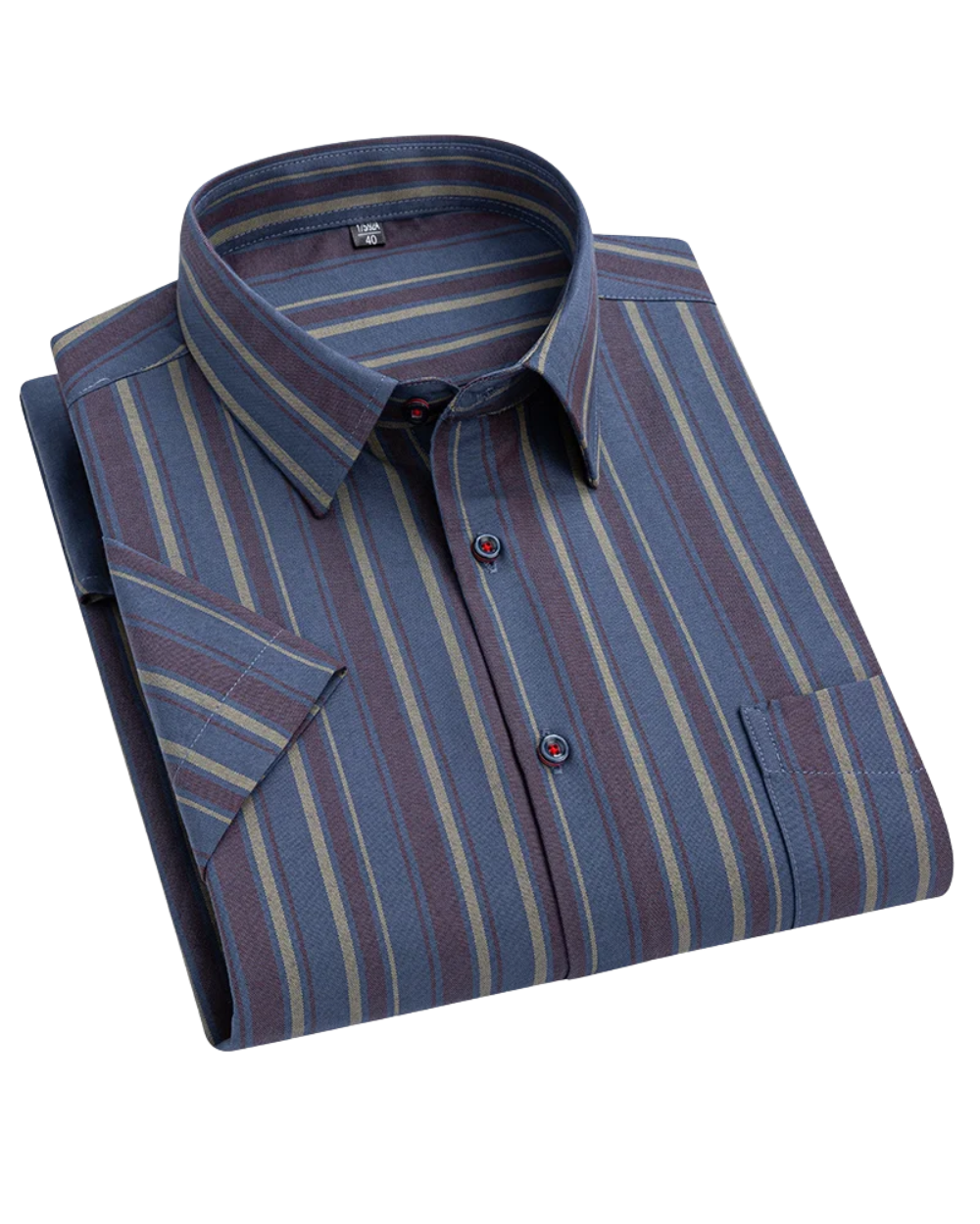 Steven | Men’s Striped Short Sleeve Button Up Shirt