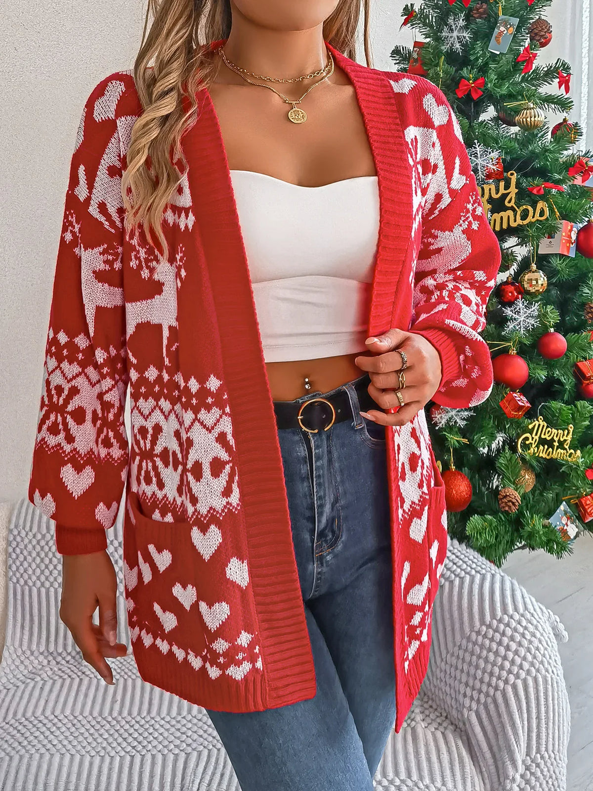 Bellamy | Women’s Festive Christmas Cardigan
