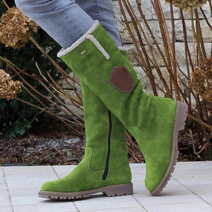 Natalie | Women’s Mid-Calf Boots with Suede-Like Finish
