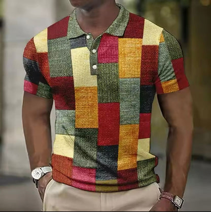 Levi | Men’s Patchwork Polo Shirt
