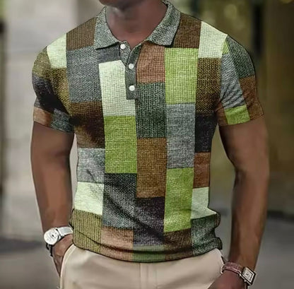 Levi | Men’s Patchwork Polo Shirt