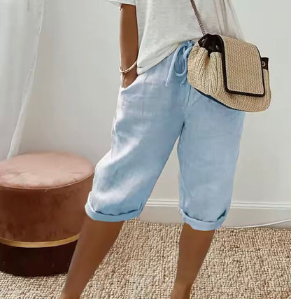Maribel | Women’s Drawstring Bermuda Shorts