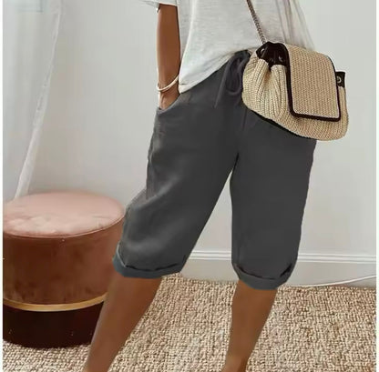 Maribel | Women’s Drawstring Bermuda Shorts
