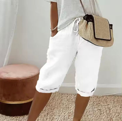 Maribel | Women’s Drawstring Bermuda Shorts