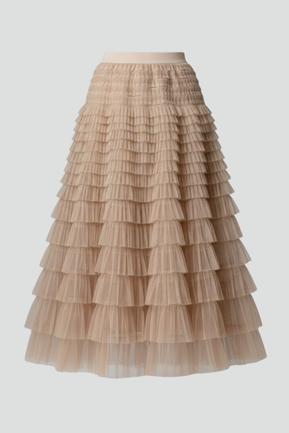 Briar | Women’s Layered Tulle Midi Skirt