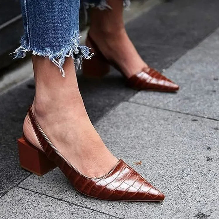 Kendrix | Women’s Sleek Comfortable Pointed Toe Heels