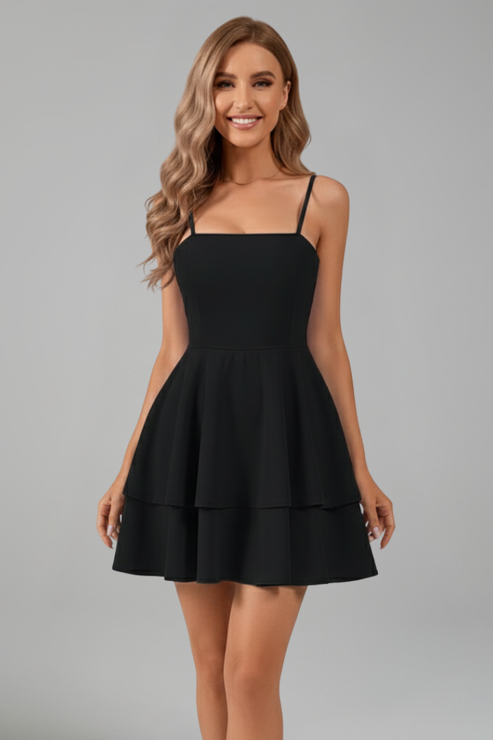 Aylani | Women’s Spaghetti Strap Fit and Flare Mini Dress