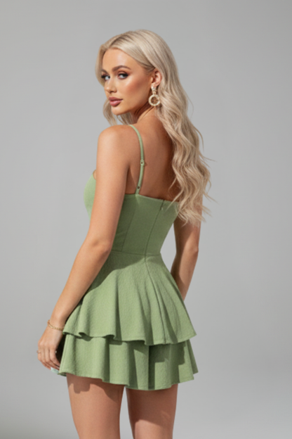 Aylani | Women’s Spaghetti Strap Fit and Flare Mini Dress