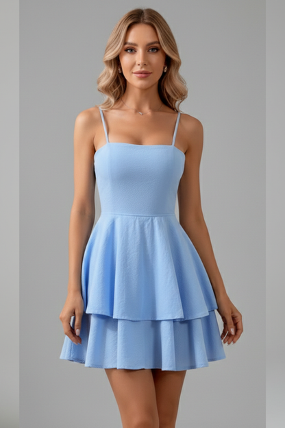 Aylani | Women’s Spaghetti Strap Fit and Flare Mini Dress