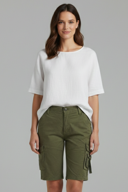 Harlowe | Women’s Cargo Shorts with Utility Pockets