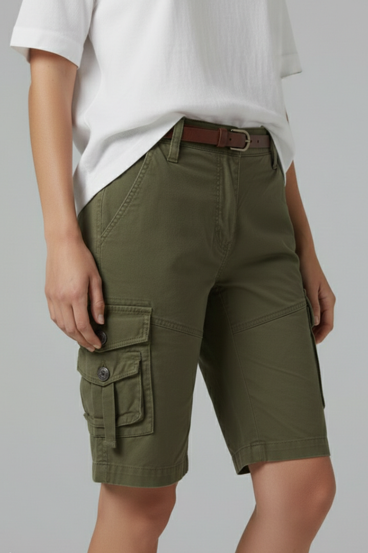 Harlowe | Women’s Cargo Shorts with Utility Pockets