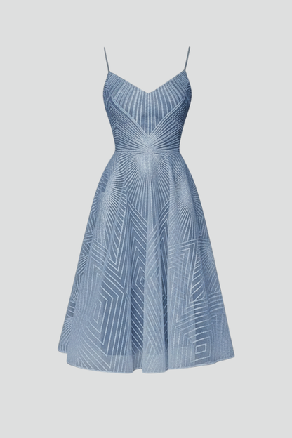 Coralie | Women’s Spaghetti Strap A-Line Midi Dress