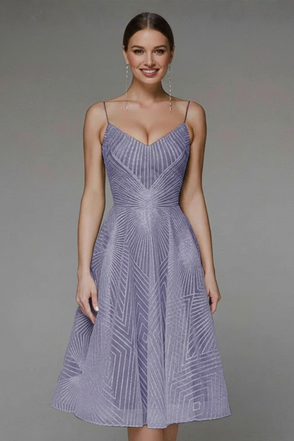 Coralie | Women’s Spaghetti Strap A-Line Midi Dress