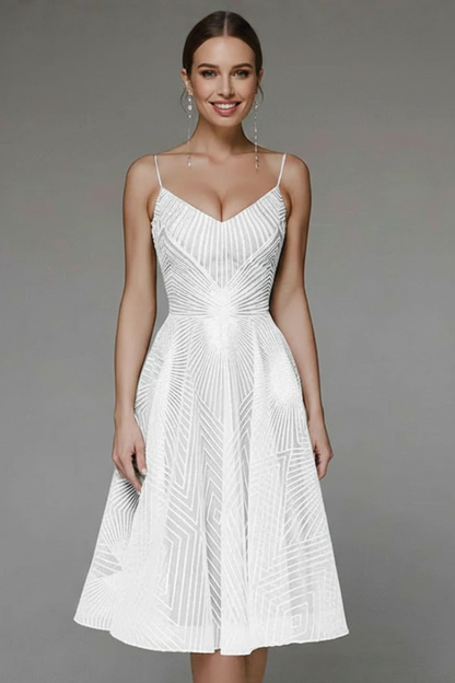 Coralie | Women’s Spaghetti Strap A-Line Midi Dress