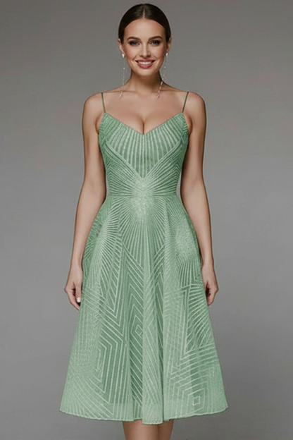 Coralie | Women’s Spaghetti Strap A-Line Midi Dress
