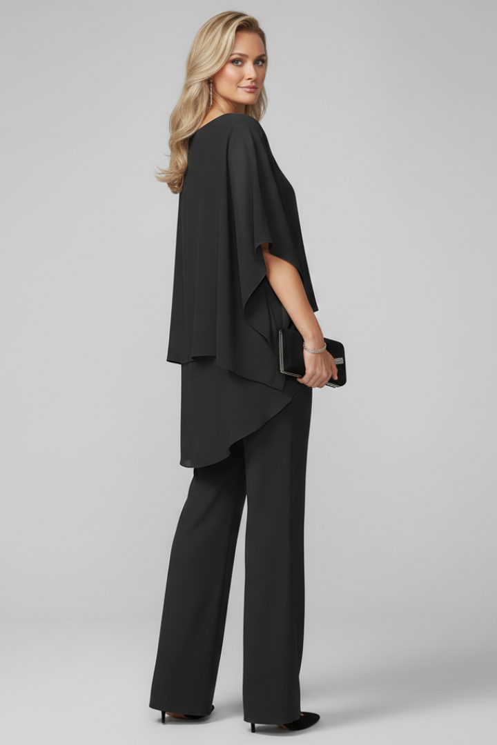 Seraphina | Women’s Off Shoulder Flowing Wide Leg Jumpsuit