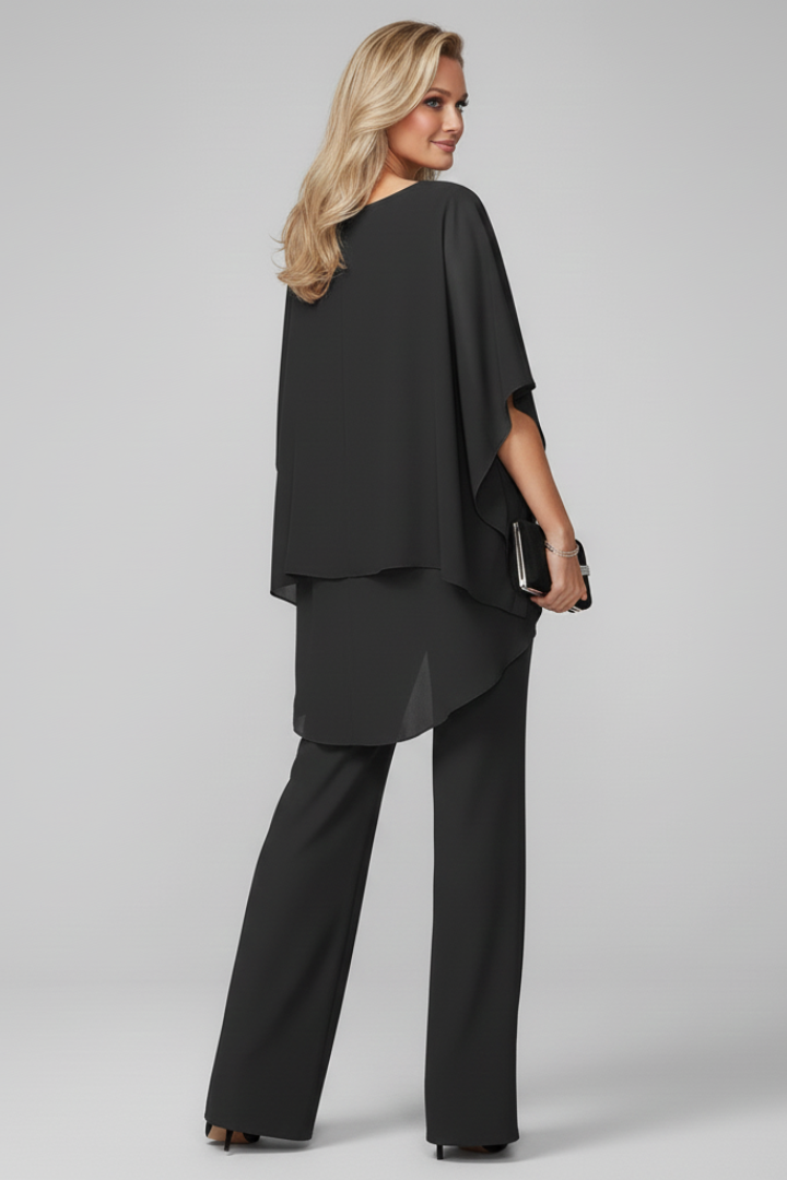 Seraphina | Women’s Off Shoulder Flowing Wide Leg Jumpsuit