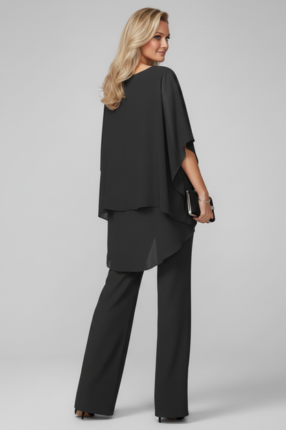 Seraphina | Women’s Off Shoulder Flowing Wide Leg Jumpsuit