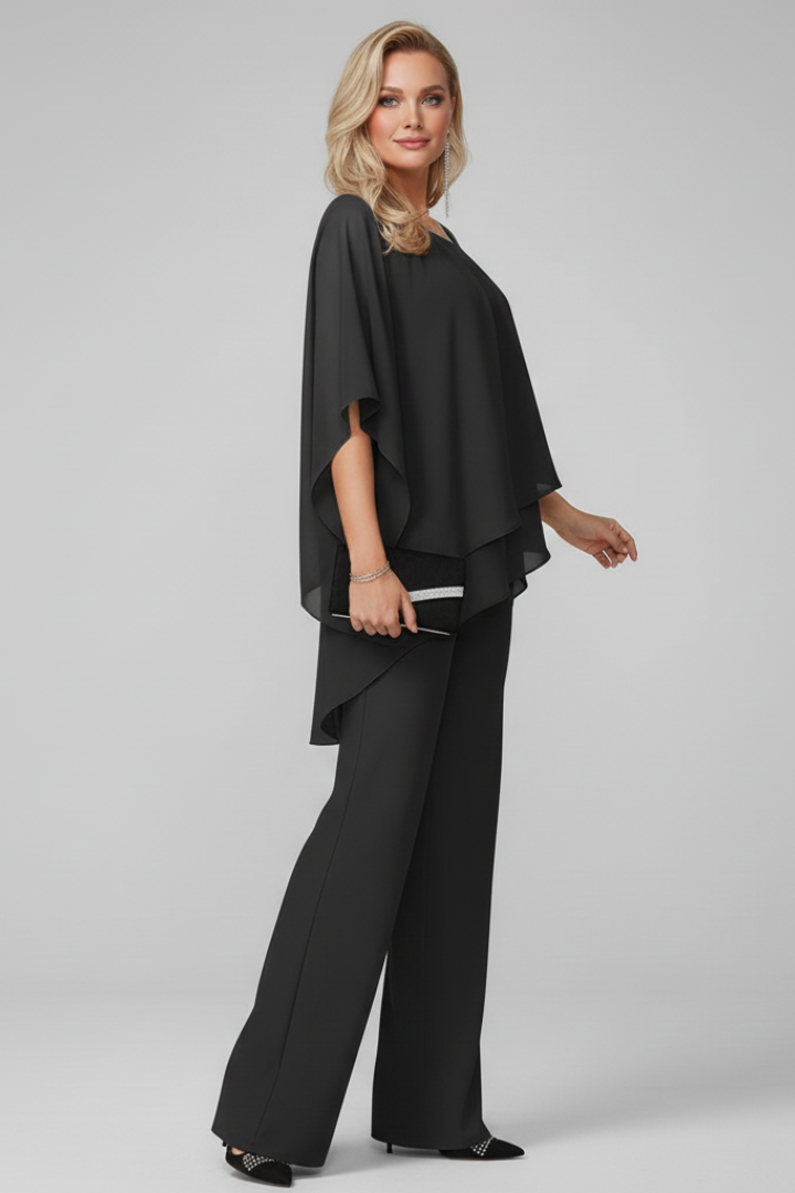 Seraphina | Women’s Off Shoulder Flowing Wide Leg Jumpsuit