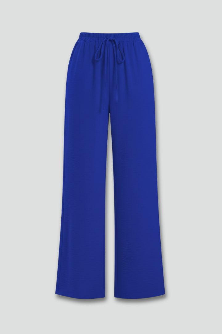 Zinnia | Women’s Drawstring Palazzo Pants with Side Pockets