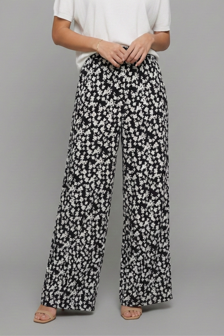 Tinsley | Women’s Floral Wide-Leg Palazzo Pants