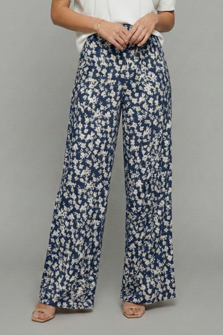 Tinsley | Women’s Floral Wide-Leg Palazzo Pants