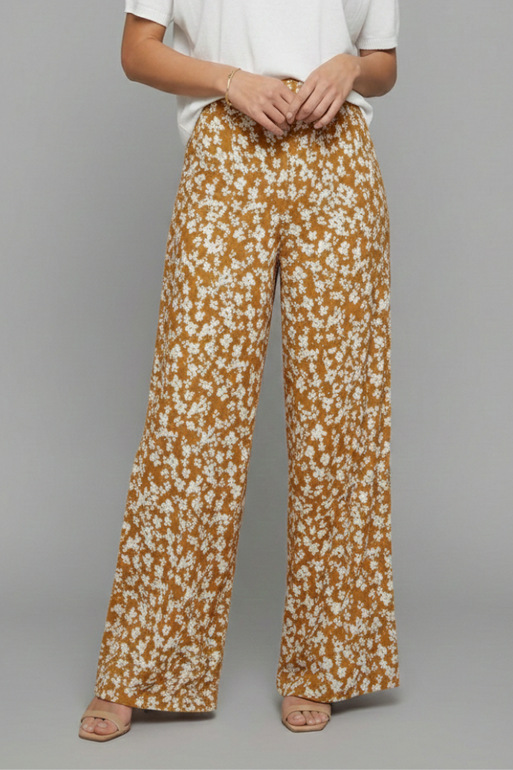 Tinsley | Women’s Floral Wide-Leg Palazzo Pants