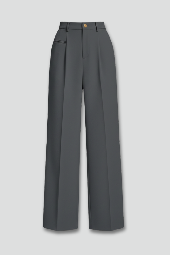 Monroe | Women’s Pleated Palazzo Pants with Back Pockets