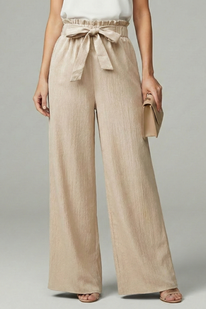 Ellery | Women’s Wide-Leg Palazzo Pants with Tie Waist