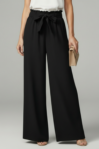 Ellery | Women’s Wide-Leg Palazzo Pants with Tie Waist