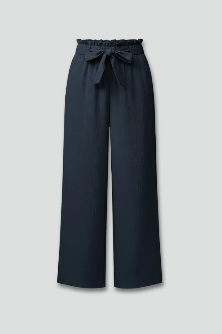 Ellery | Women’s Wide-Leg Palazzo Pants with Tie Waist